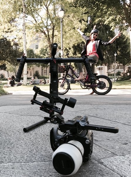 Making of, tournage Publibike, sony fs5, Sébastien Reichenbach et Yannick Rochat. Duo créatif. Noxediem, creative & production studio
